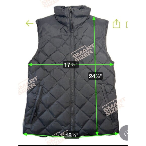 Columbia Vest Womens Black Quilted Down & Feather Insulated Size Sm Full Zip - Picture 8 of 8